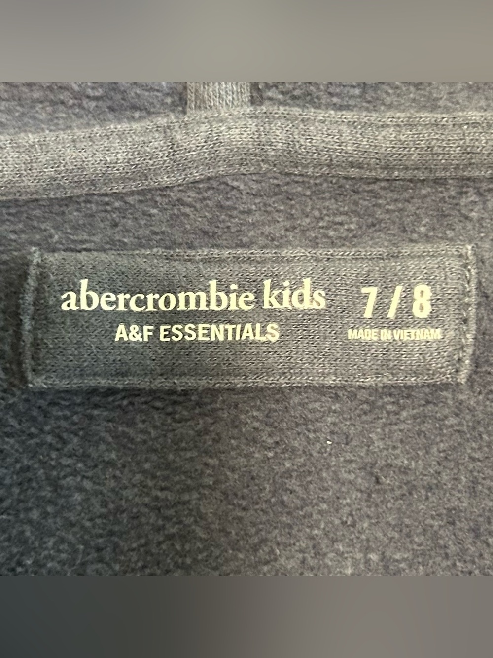 Abercrombie & Fitch Zip-Up Hoodie Girls size 7/8 - Picture 3 of 6
